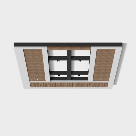 City Light Showcase Cabinet 3D model for Modern Interiors