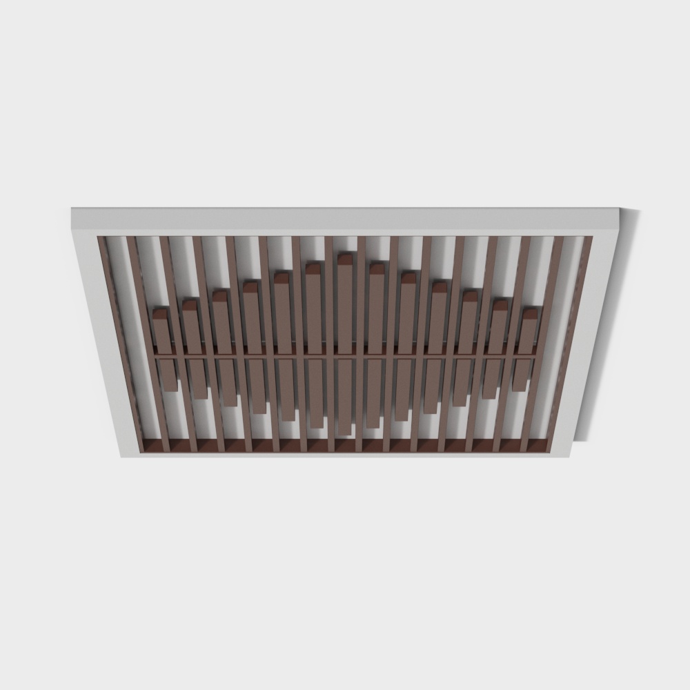 Techo con rejillas para restaurante