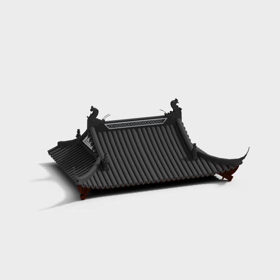 Elegant Traditional Architecture 3D model