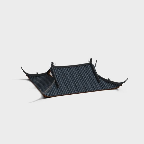 Elegant Traditional Eaves 3D Model