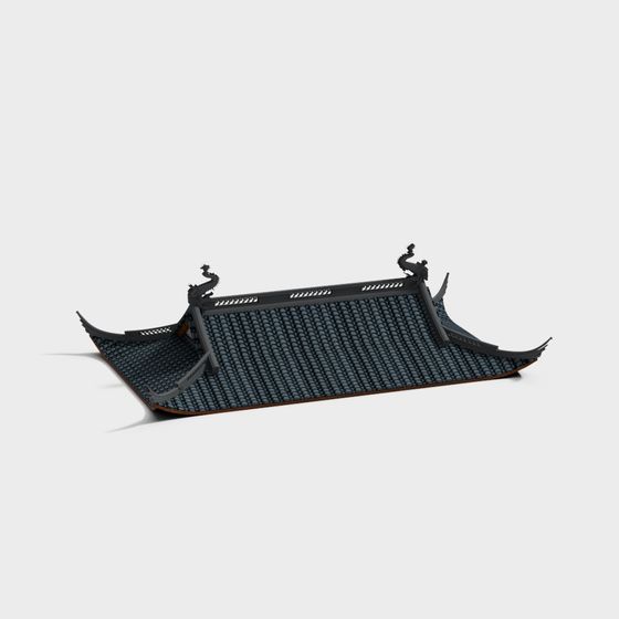 Elegant Ancient Architecture Roof 3D model