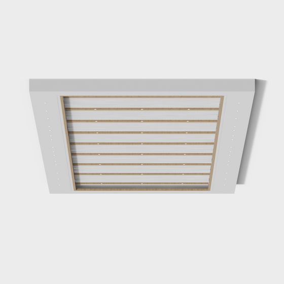 Stylish Ceiling Vent 3D model for Modern Interiors