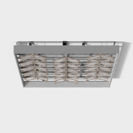 Industrial Ceiling 3D model with Unique Design