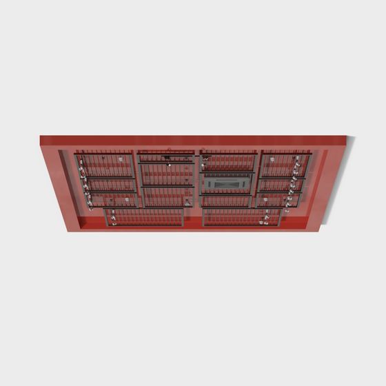 Urban Skyline 3D model - Low Poly Design