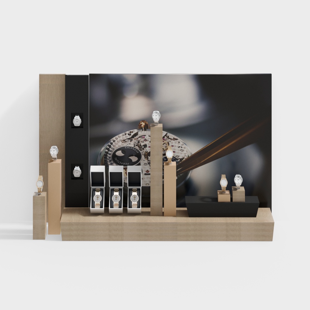 watch store showcase