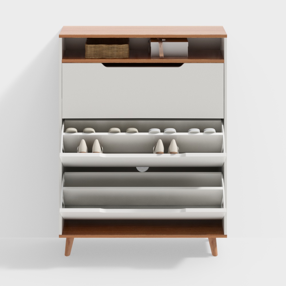 Cabinet à chaussures diagonal moderne