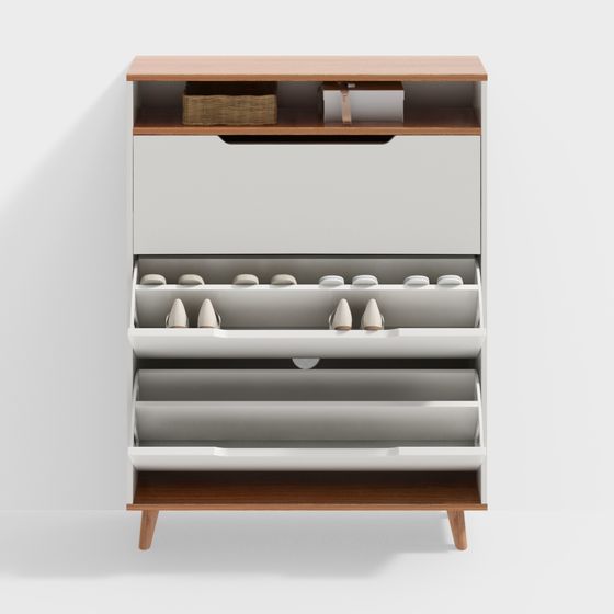 Cabinet à chaussures diagonal moderne