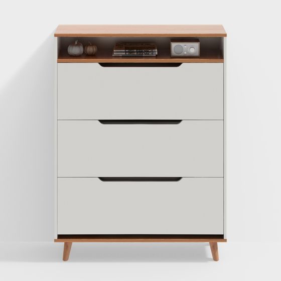 Nordic Style Storage Cabinet 3D model