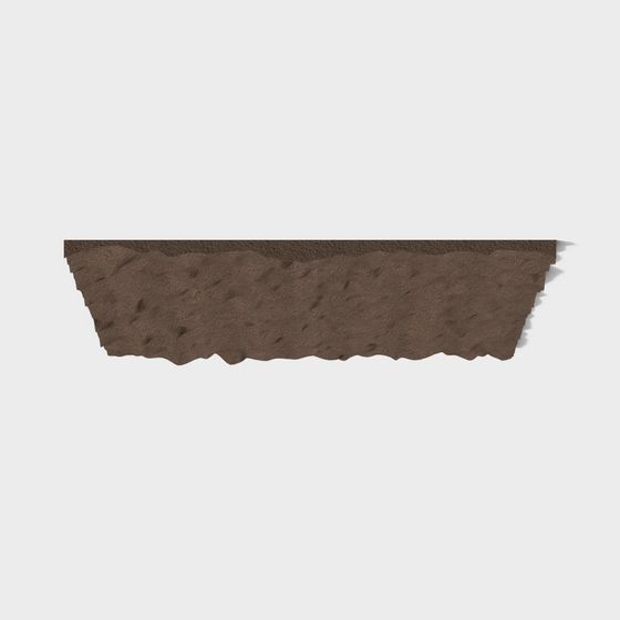 Realistic Stone Wall Trim 3D model