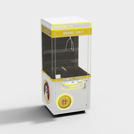 Vintage Claw Machine 3D model
