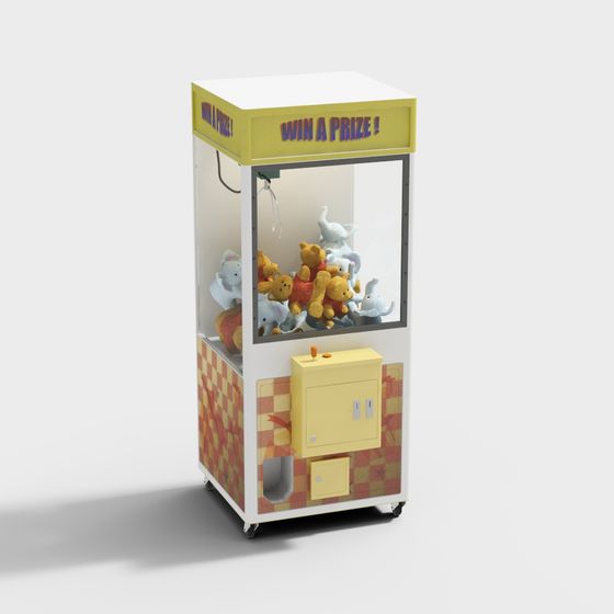 Nostalgic Claw Machine 3D model