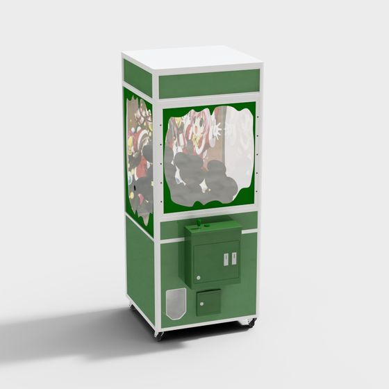 Vibrant Claw Machine 3D model
