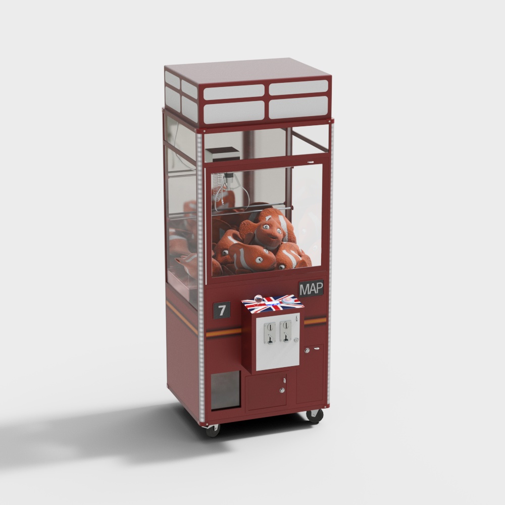 Retro Claw Machine 3D model