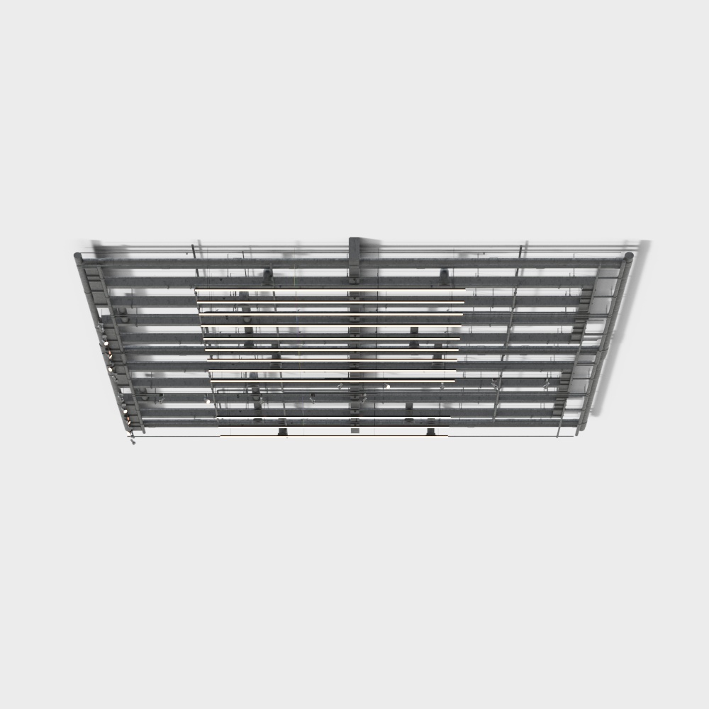 Restaurant grille ceiling