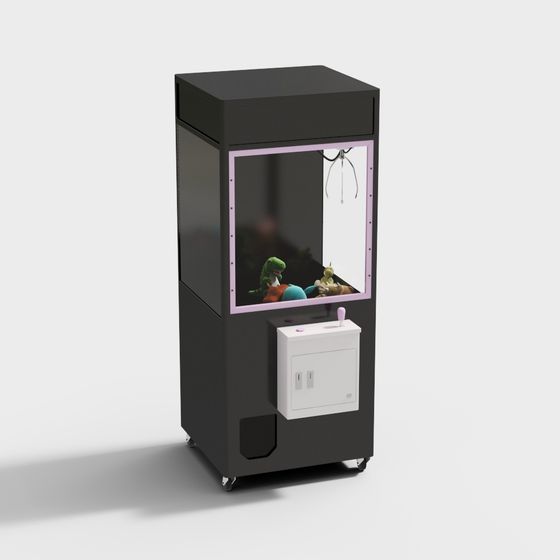 Charming Claw Machine 3D model for Creative Projects