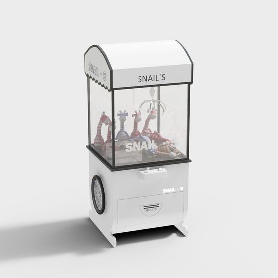 Charming Claw Machine 3D Model