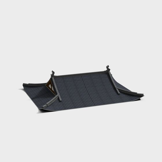 Stunning East Asian Roof 3D model