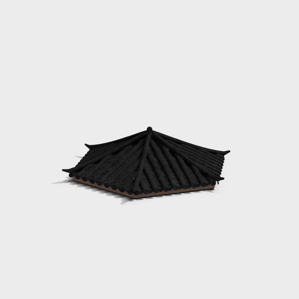 Tejado de restaurante chino