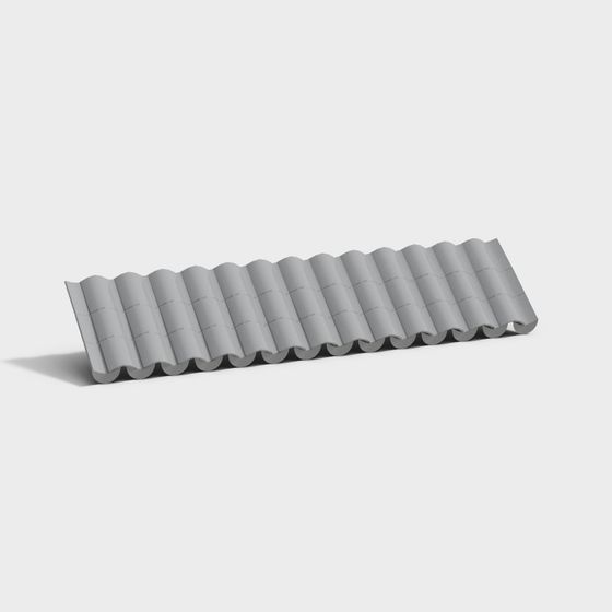 Corrugated Roof Tile 3D model