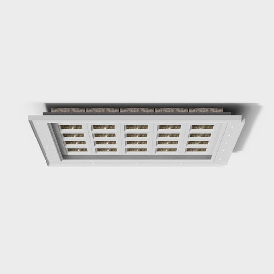 Stylish Ceiling Vent 3D Model for Interior Design