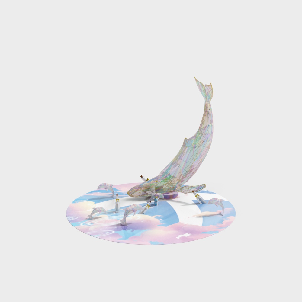 Aquarium decorative props