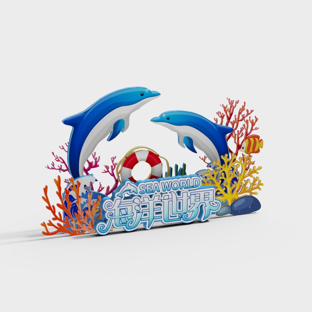 Decorative props of aquarium