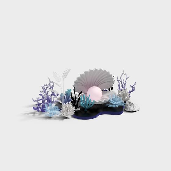 Dreamy Underwater 3D Model for Creative Projects