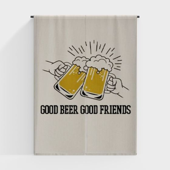 Good Beer Good Friends 3D model
