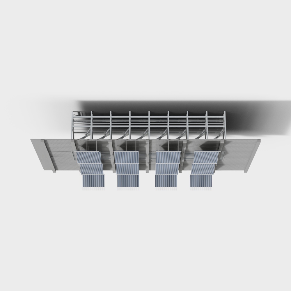 Basketball hall ceiling