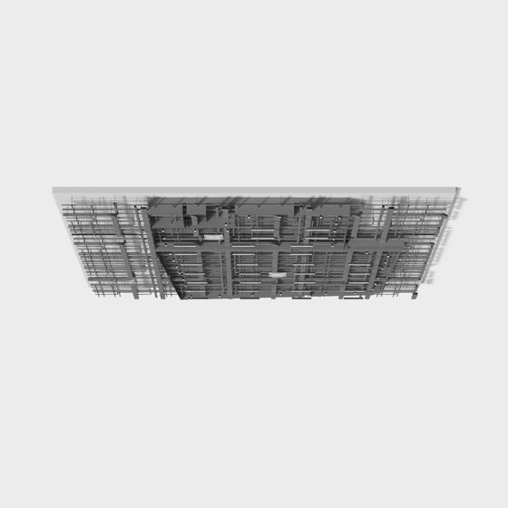 Industrial Ceiling 3D model for Modern Spaces