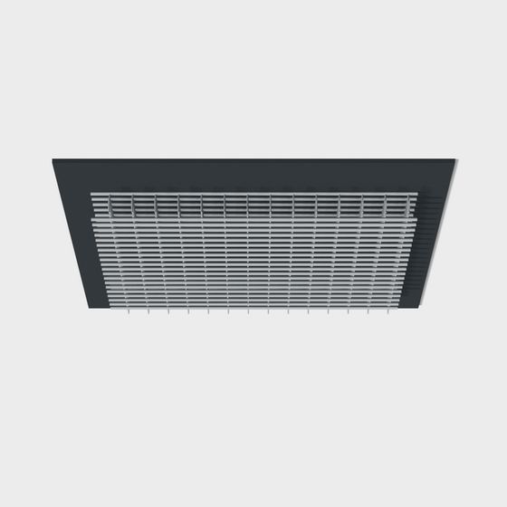 Stylish Ceiling Vent 3D Model for Creative Applications