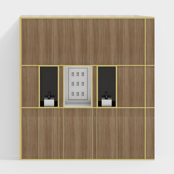 Urban Window Display Cabinet 3D model