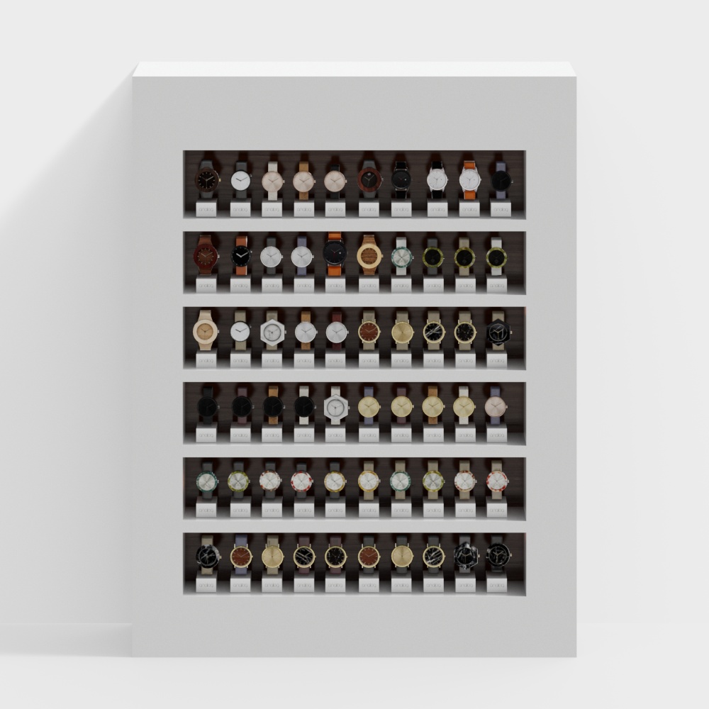 Stylish Watch Display Rack 3D model