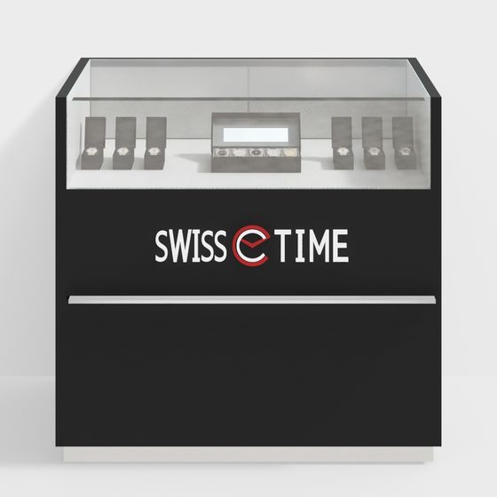 Swiss Time Showcase 3D model