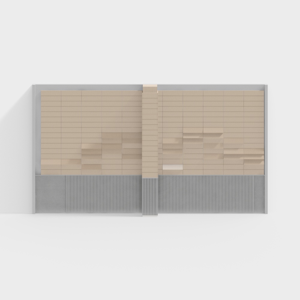 Opera house modeling background wall