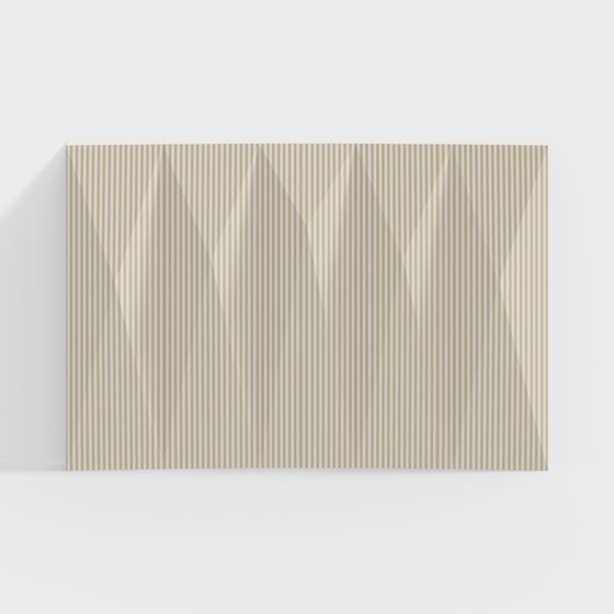 Elegant Geometric Low-Poly 3D Model