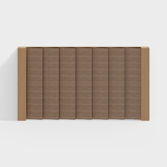 Realistic Wood Blinds 3D model for Modern Interiors