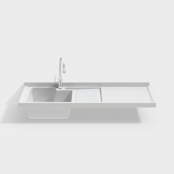 Minimalist Kitchen Sink 3D model