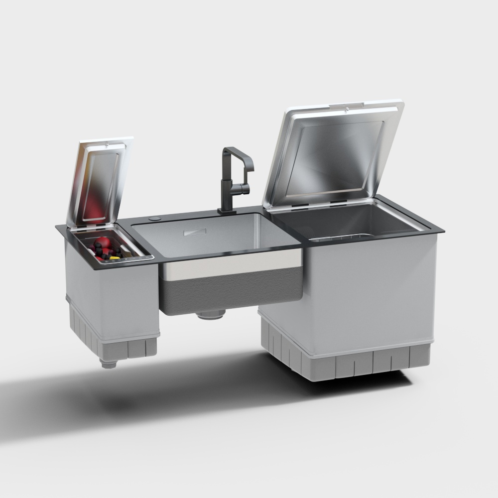 Modern sink dishwasher