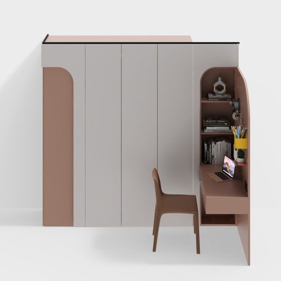 Urban Workspace 3D model for Modern Design