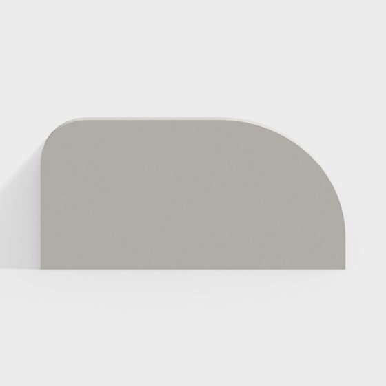 Modern Background Wall 3D Model in Gray