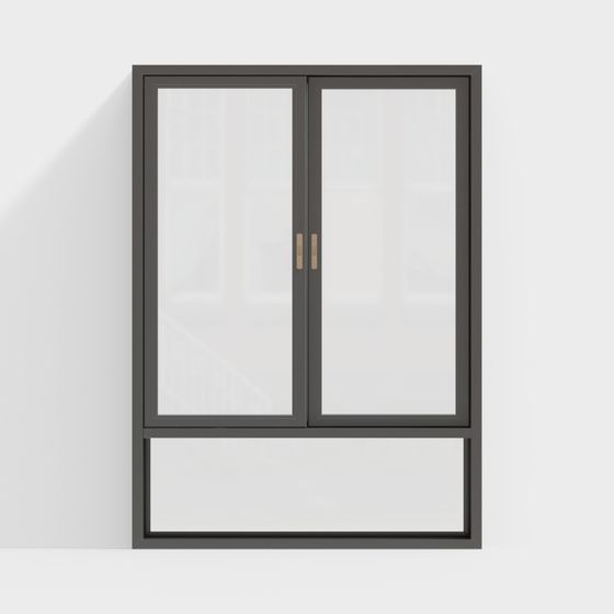 Urban Glass Door 3D model