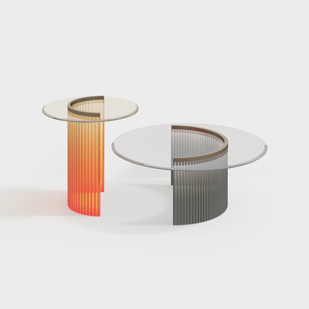 Bàn cà phê / bàn bên acrylic hiện đại