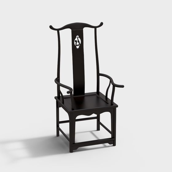 Oriental Elegance Chair 3D model