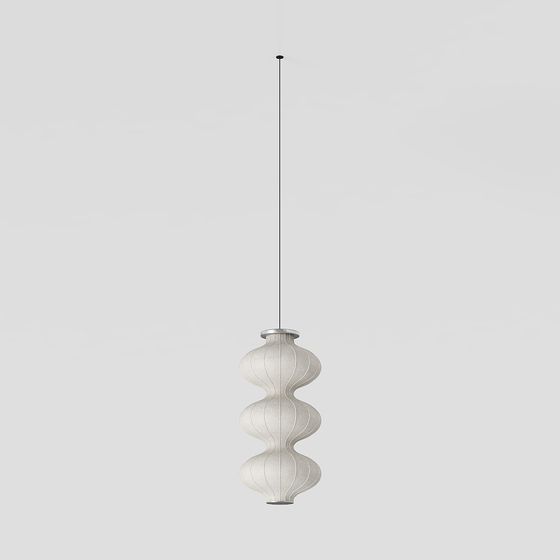 Elegant Low-Polygon Chandelier 3D model