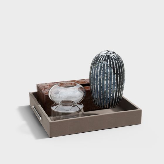 Chic Tea Set 3D model for Creative Projects