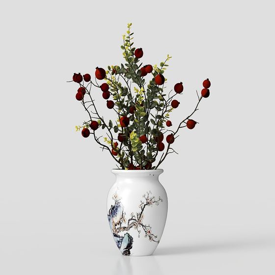 Winter Fruits 3D model for Creative Projects