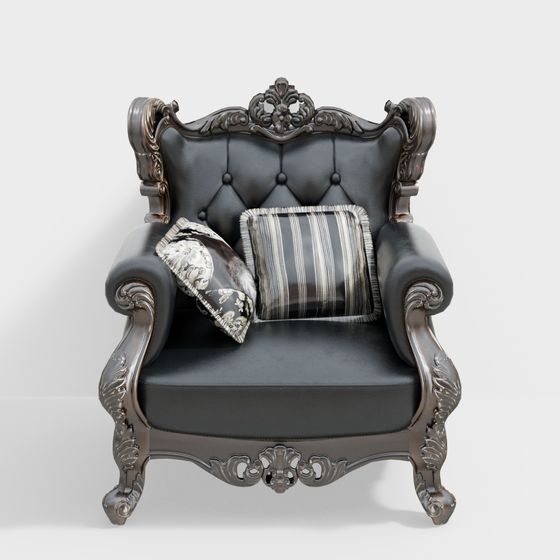 Royal Luxury Armchair 3D model