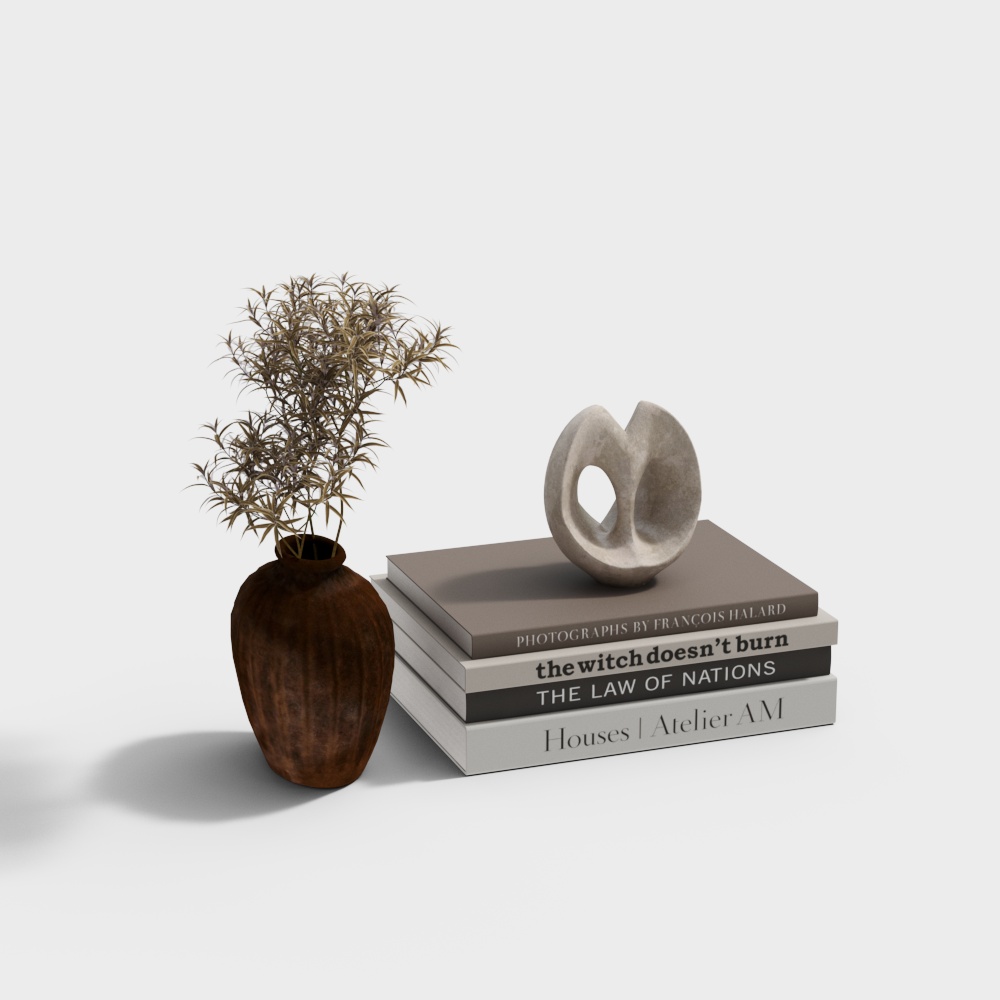 การผสมผสานของเครื่องประดับทำจากหนังสือ