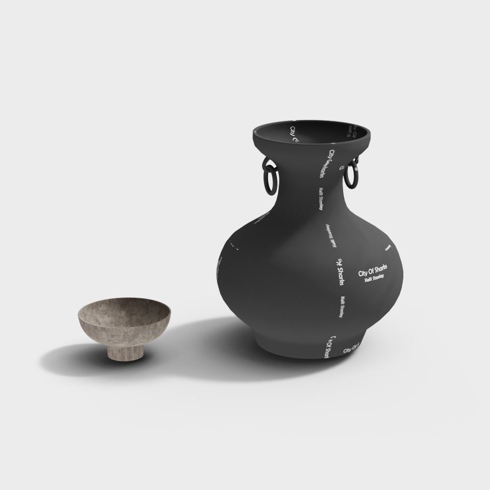 City Vase 3D model - Unique Urban Aesthetic
